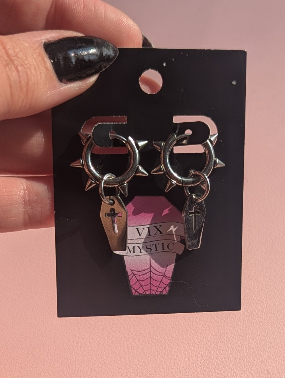 Stainless steel Silver Earrings